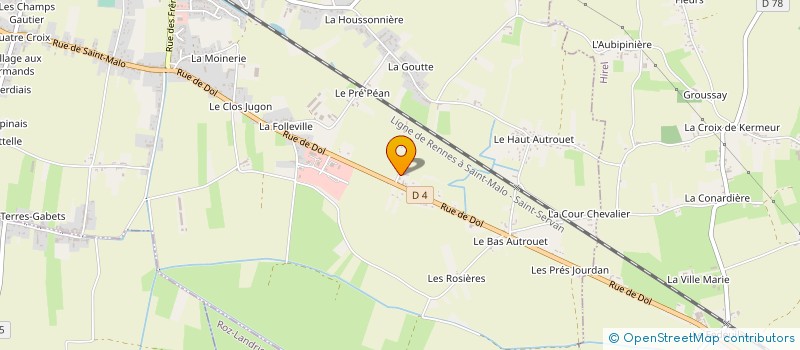 localisation de l'entreprise MONSIEUR SEBASTIEN CHEVALIER  LA FRESNAIS