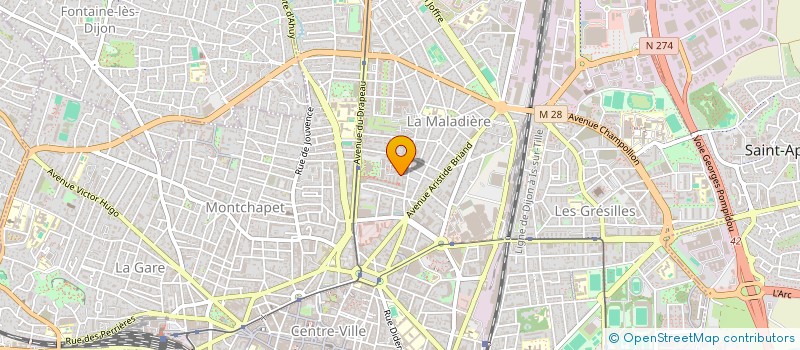 localisation de l'entreprise MONSIEUR SEBASTIEN CHEVALIER à DIJON