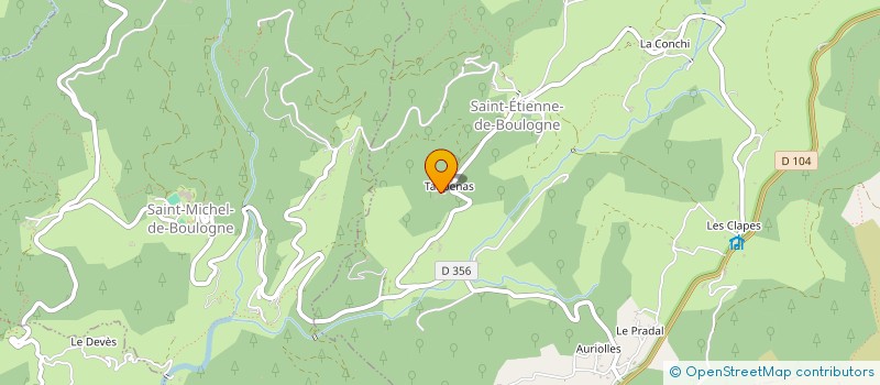 localisation de l'entreprise MONSIEUR SEBASTIEN CHEVALLAZ  SAINT-ETIENNE-DE-BOULOGNE