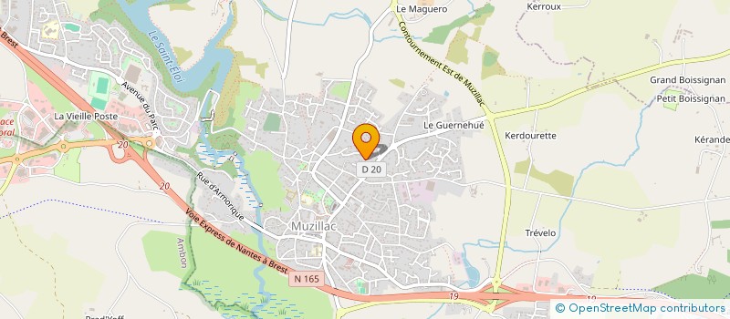 localisation de l'entreprise MONSIEUR SEBASTIEN CHEVAUX  MUZILLAC