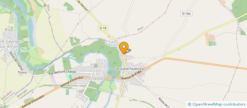 localisation de l'entreprise MONSIEUR SEBASTIEN CHEVESSON  CHAROST