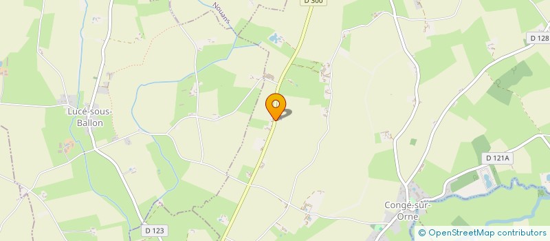 localisation de l'entreprise MONSIEUR SEBASTIEN CHEVREUIL  CONGE-SUR-ORNE