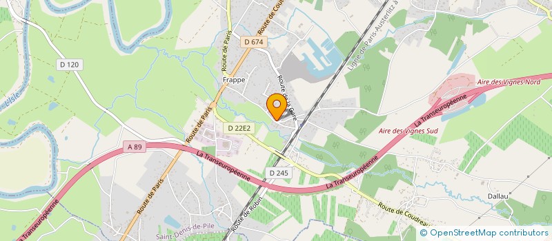 localisation de l'entreprise MONSIEUR SEBASTIEN CHEVRIER  SAINT-DENIS-DE-PILE