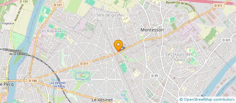 localisation de l'entreprise MONSIEUR SEBASTIEN CHMIEL  CHATOU