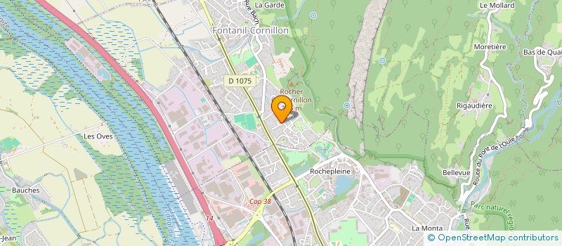 localisation de l'entreprise MONSIEUR SEBASTIEN CHOLIER  FONTANIL-CORNILLON