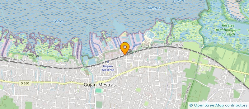 localisation de l'entreprise MONSIEUR SEBASTIEN CHOPLIN  GUJAN-MESTRAS