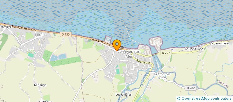 localisation de l'entreprise MONSIEUR SEBASTIEN CHOQUET  LE VIVIER-SUR-MER