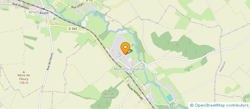 localisation de l'entreprise MONSIEUR SEBASTIEN CHRETIEN  MONCHY-CAYEUX