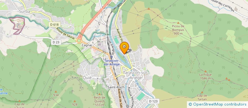 localisation de l'entreprise MONSIEUR SEBASTIEN CIAMPI à TARASCON-SUR-ARIEGE