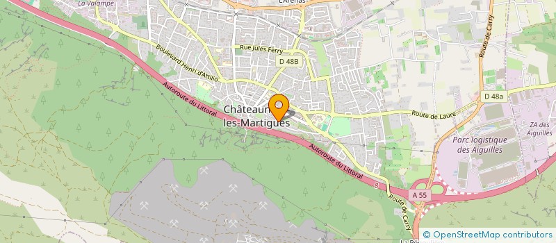 localisation de l'entreprise MONSIEUR SEBASTIEN CIMADORE  CHATEAUNEUF-LES-MARTIGUES