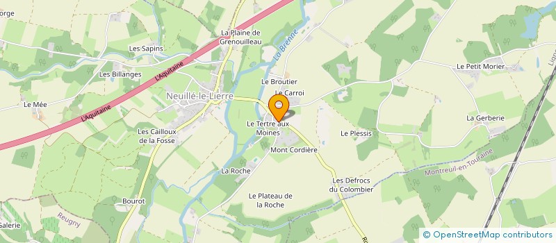 localisation de l'entreprise MONSIEUR SEBASTIEN CIMBE ROMANGER  NEUILLE-LE-LIERRE