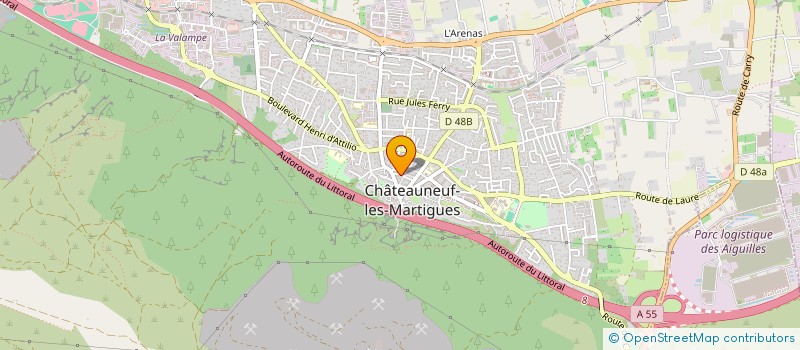 localisation de l'entreprise MONSIEUR SEBASTIEN CIMMINO  CHATEAUNEUF-LES-MARTIGUES