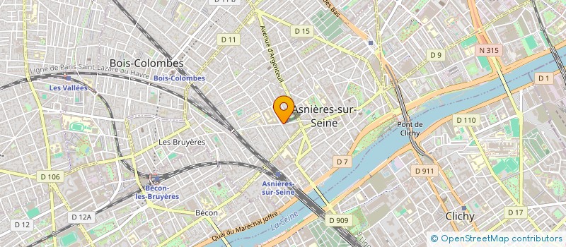 localisation de l'entreprise MONSIEUR SEBASTIEN CINQUIN à ASNIERES-SUR-SEINE