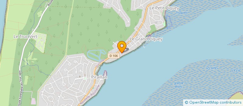 localisation de l'entreprise MONSIEUR SEBASTIEN CINQVIN à LEGE-CAP-FERRET