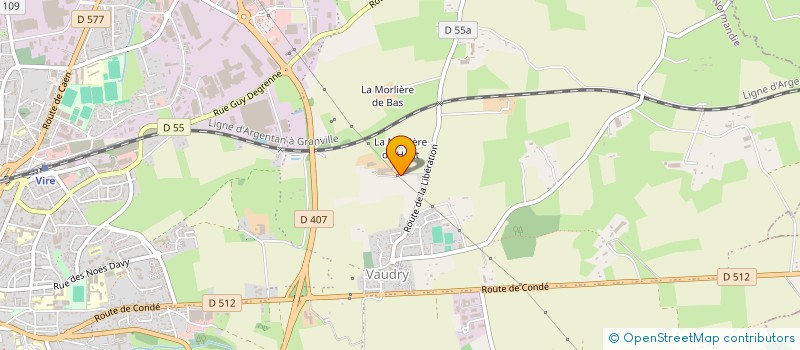 localisation de l'entreprise MONSIEUR SEBASTIEN CIRET  VIRE NORMANDIE