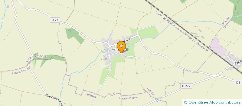 localisation de l'entreprise MONSIEUR SEBASTIEN CISMONDO  VOUILLERS