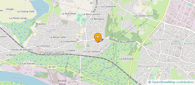 localisation de l'entreprise MONSIEUR SEBASTIEN CLAIREN à COUERON