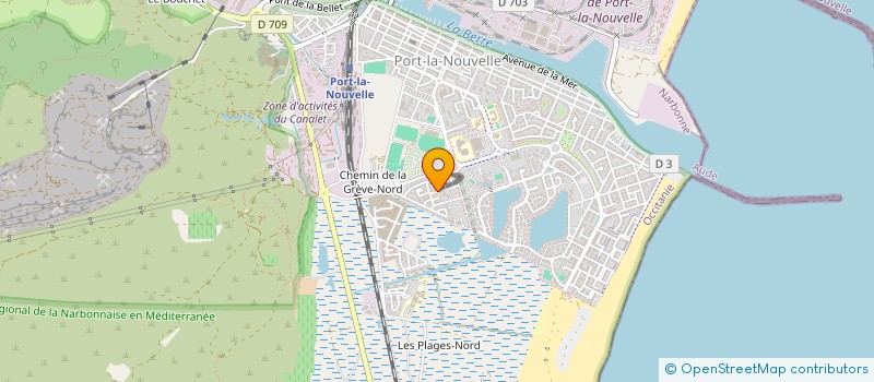 localisation de l'entreprise MONSIEUR SEBASTIEN CLARET  PORT-LA-NOUVELLE