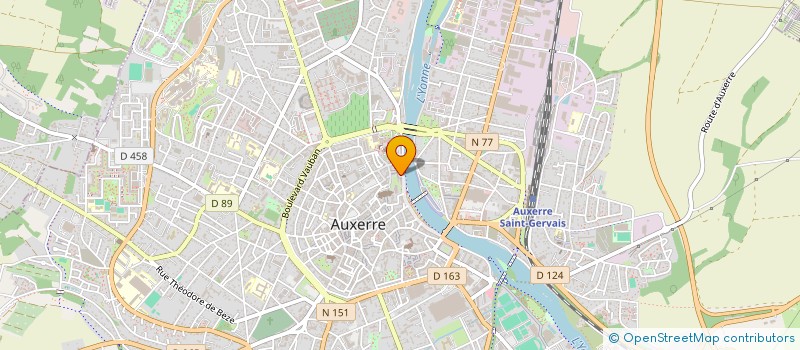 localisation de l'entreprise MONSIEUR SEBASTIEN CLAUDIN à AUXERRE
