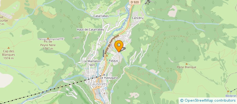 localisation de l'entreprise MONSIEUR SEBASTIEN CLAUSURE  CAUTERETS