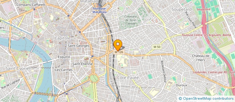 localisation de l'entreprise MONSIEUR SEBASTIEN CLAUZON à TOULOUSE