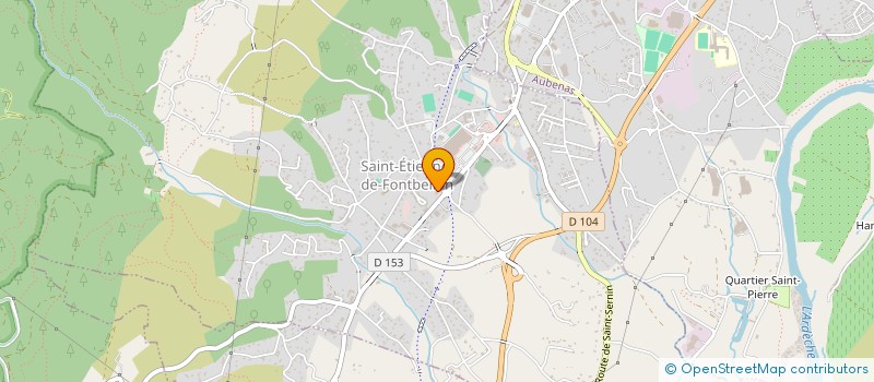 localisation de l'entreprise MONSIEUR SEBASTIEN CLAVAUD à SAINT-ETIENNE-DE-FONTBELLON