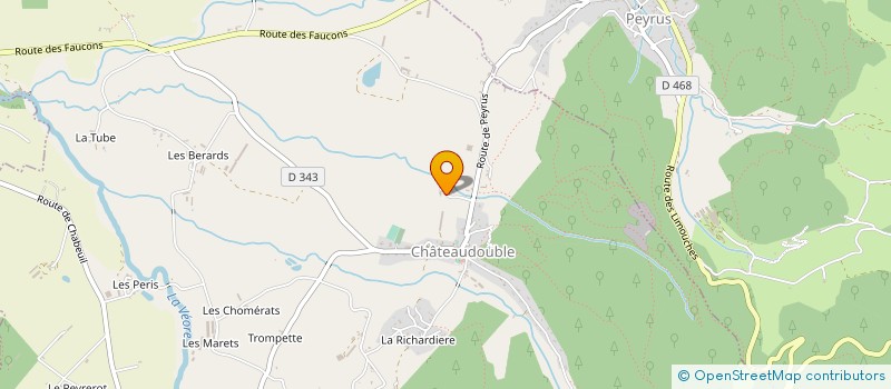localisation de l'entreprise MONSIEUR SEBASTIEN CLAVEL à CHATEAUDOUBLE