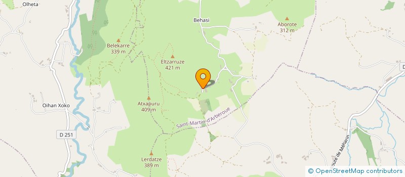 localisation de l'entreprise MONSIEUR SEBASTIEN CLAVERIE  SAINT-MARTIN-D'ARBEROUE