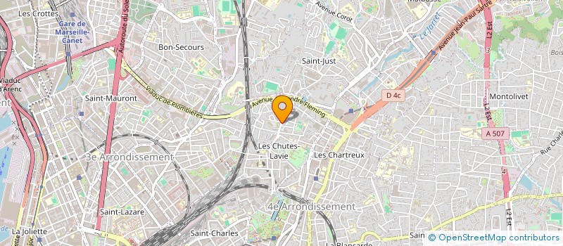 localisation de l'entreprise MONSIEUR SEBASTIEN CLAVERIE à MARSEILLE