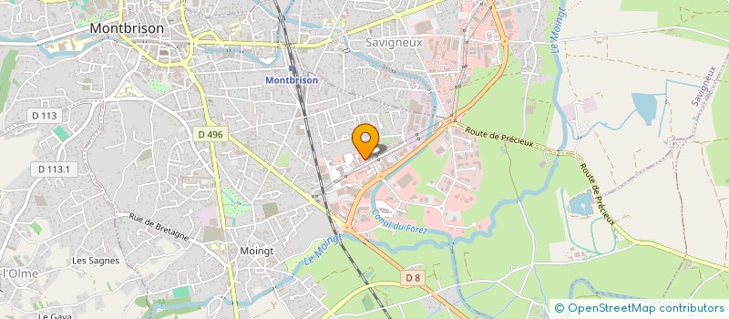 localisation de l'entreprise MONSIEUR SEBASTIEN CLEMENT  MONTBRISON