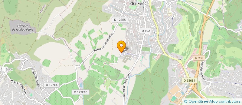 localisation de l'entreprise MONSIEUR SEBASTIEN CLEMENT à SAINT-GELY-DU-FESC