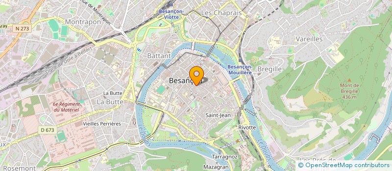 localisation de l'entreprise MONSIEUR SEBASTIEN CLERC à BESANCON