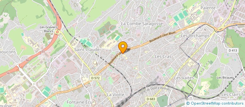 localisation de l'entreprise MONSIEUR SEBASTIEN CLERMIDY à BESANCON