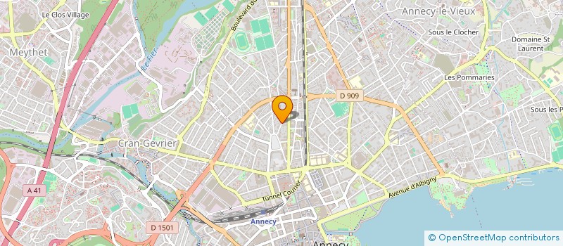 localisation de l'entreprise MONSIEUR SEBASTIEN CLERY à ANNECY