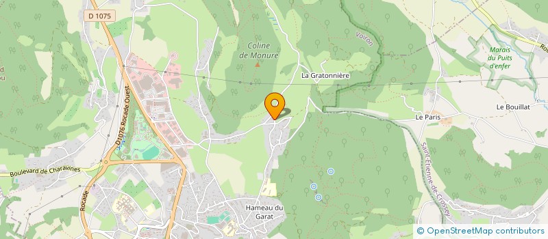 localisation de l'entreprise MONSIEUR SEBASTIEN CLEYET  VOIRON