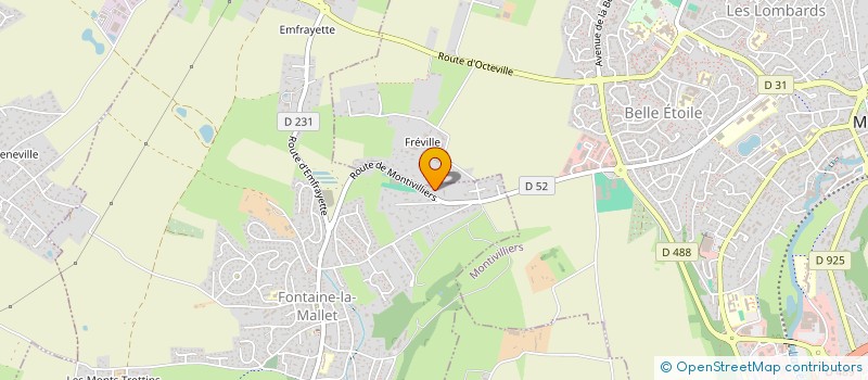 localisation de l'entreprise MONSIEUR SEBASTIEN CLINARD  FONTAINE-LA-MALLET