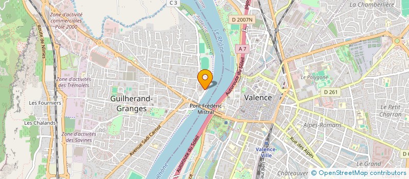 localisation de l'entreprise MONSIEUR SEBASTIEN CLIPPE  GUILHERAND-GRANGES