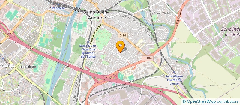 localisation de l'entreprise MONSIEUR SEBASTIEN COANON à SAINT-OUEN-L'AUMONE