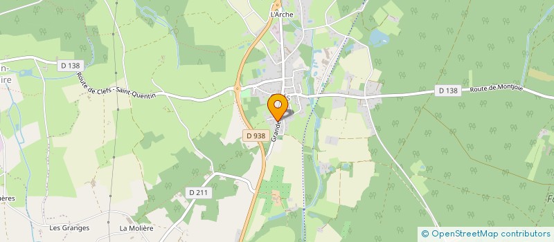 localisation de l'entreprise MONSIEUR SEBASTIEN COCHIN  BAUGE-EN-ANJOU