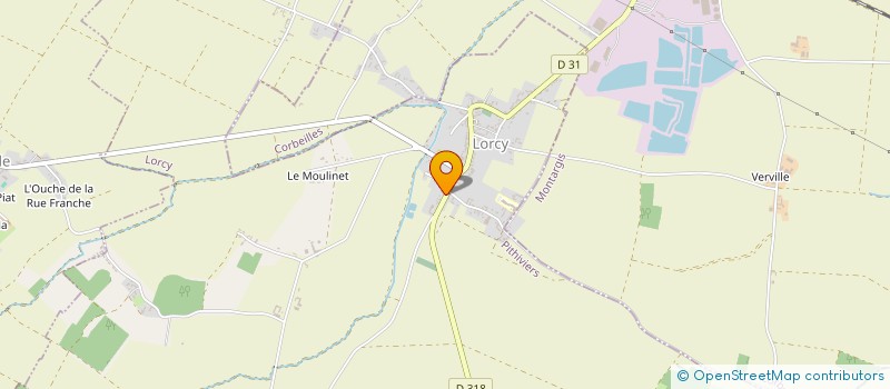 localisation de l'entreprise MONSIEUR SEBASTIEN COGNARD  LORCY