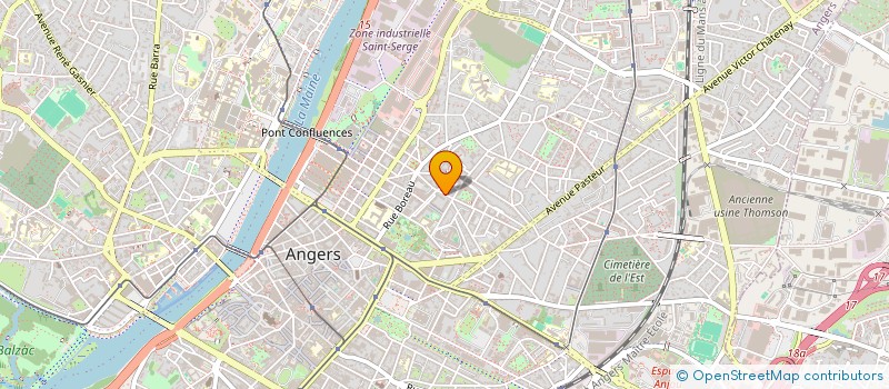 localisation de l'entreprise MONSIEUR SEBASTIEN COGNARD à ANGERS