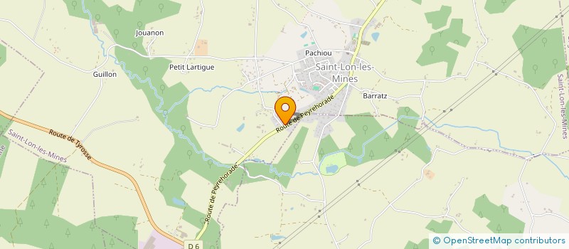 localisation de l'entreprise MONSIEUR SEBASTIEN COIFFARD  SAINT-LON-LES-MINES