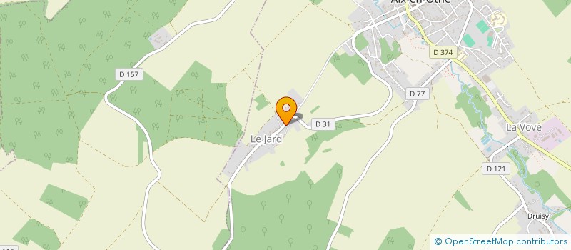 localisation de l'entreprise MONSIEUR SEBASTIEN COIFFIER  AIX-VILLEMAUR-PALIS