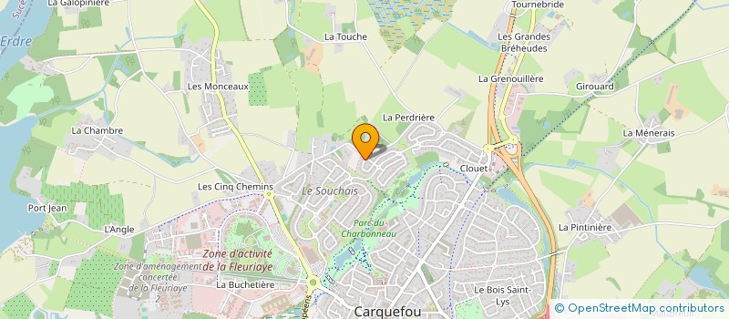 localisation de l'entreprise MONSIEUR SEBASTIEN COIRIER à CARQUEFOU