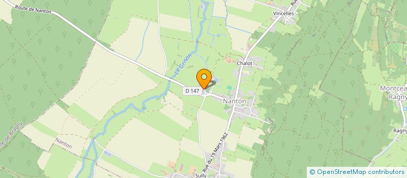 localisation de l'entreprise MONSIEUR SEBASTIEN COLAS  NANTON