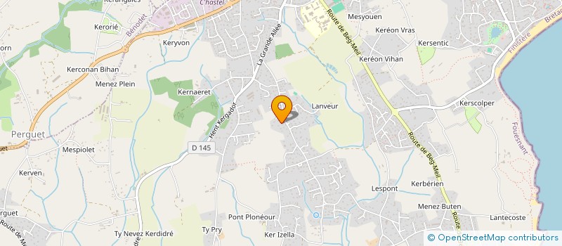 localisation de l'entreprise MONSIEUR SEBASTIEN COLASSE à FOUESNANT