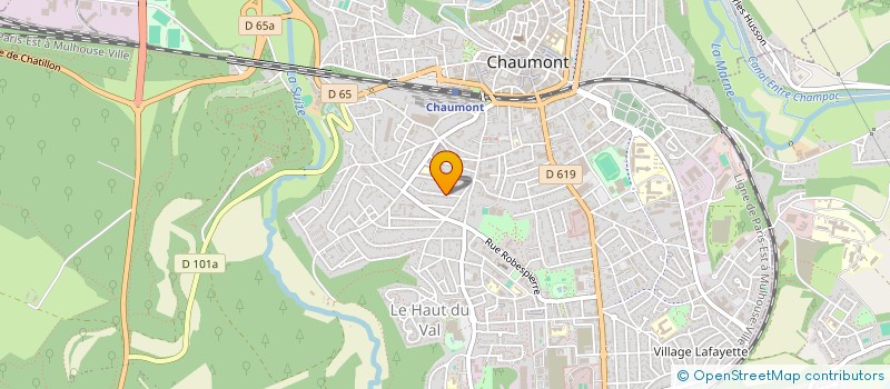 localisation de l'entreprise MONSIEUR SEBASTIEN COLIN à CHAUMONT