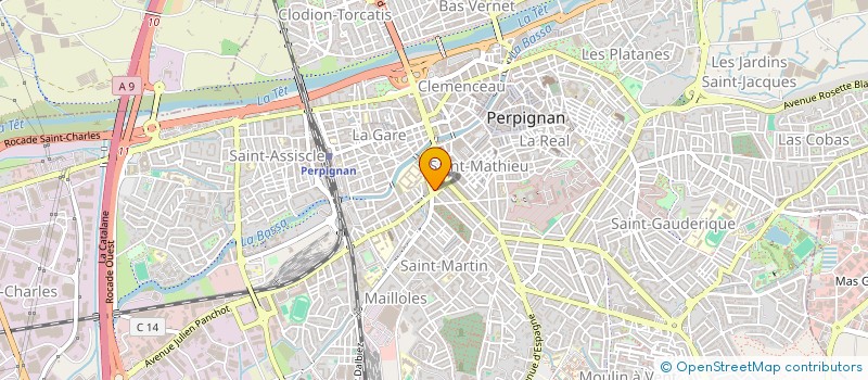 localisation de l'entreprise MONSIEUR SEBASTIEN COLL à PERPIGNAN
