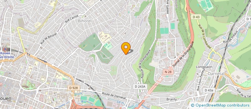 localisation de l'entreprise MONSIEUR SEBASTIEN COLLE  ROUEN