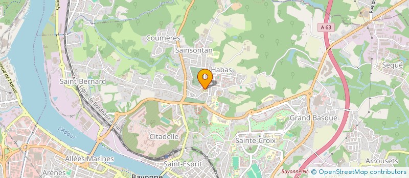 localisation de l'entreprise MONSIEUR SEBASTIEN COLLET à BAYONNE